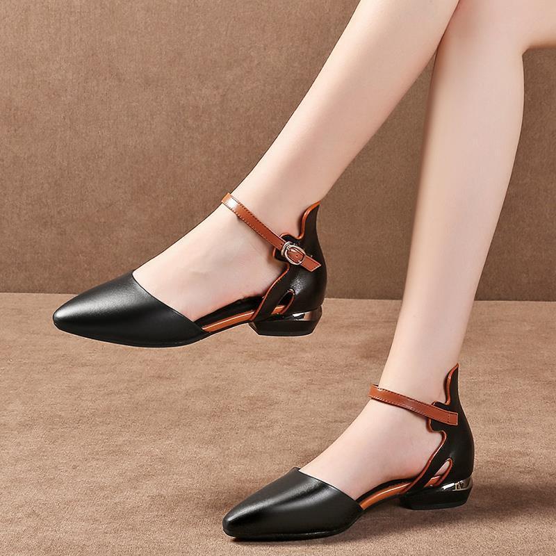 Women’s Coarse Heel Roman Sandals