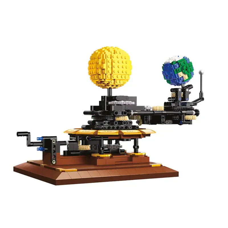 RBrickstem Kinetic Solar System Sculpture (864pcs)