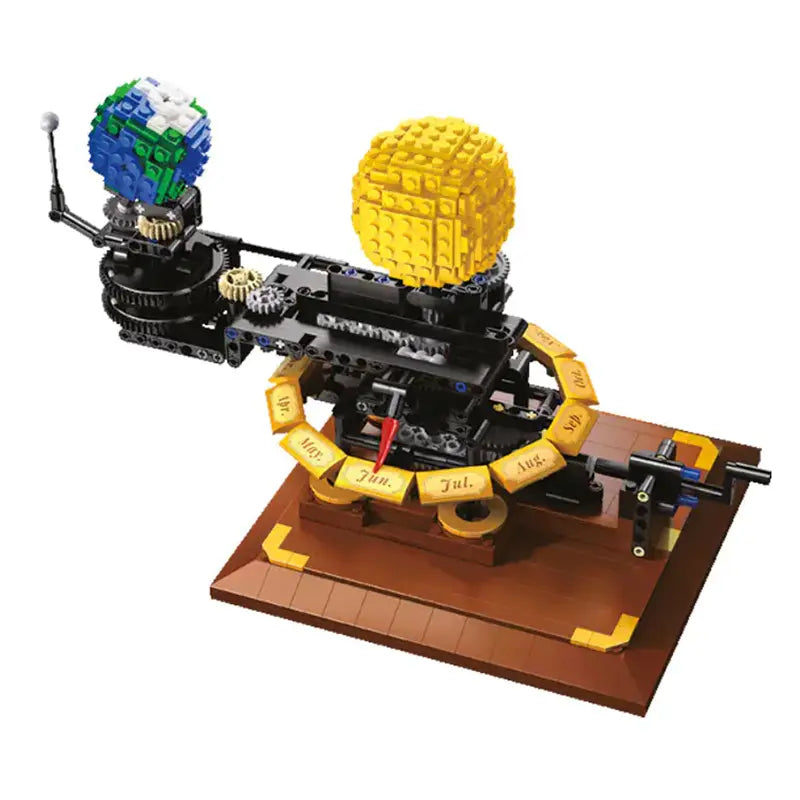 RBrickstem Kinetic Solar System Sculpture (864pcs)