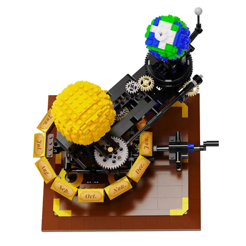 RBrickstem Kinetic Solar System Sculpture (864pcs)