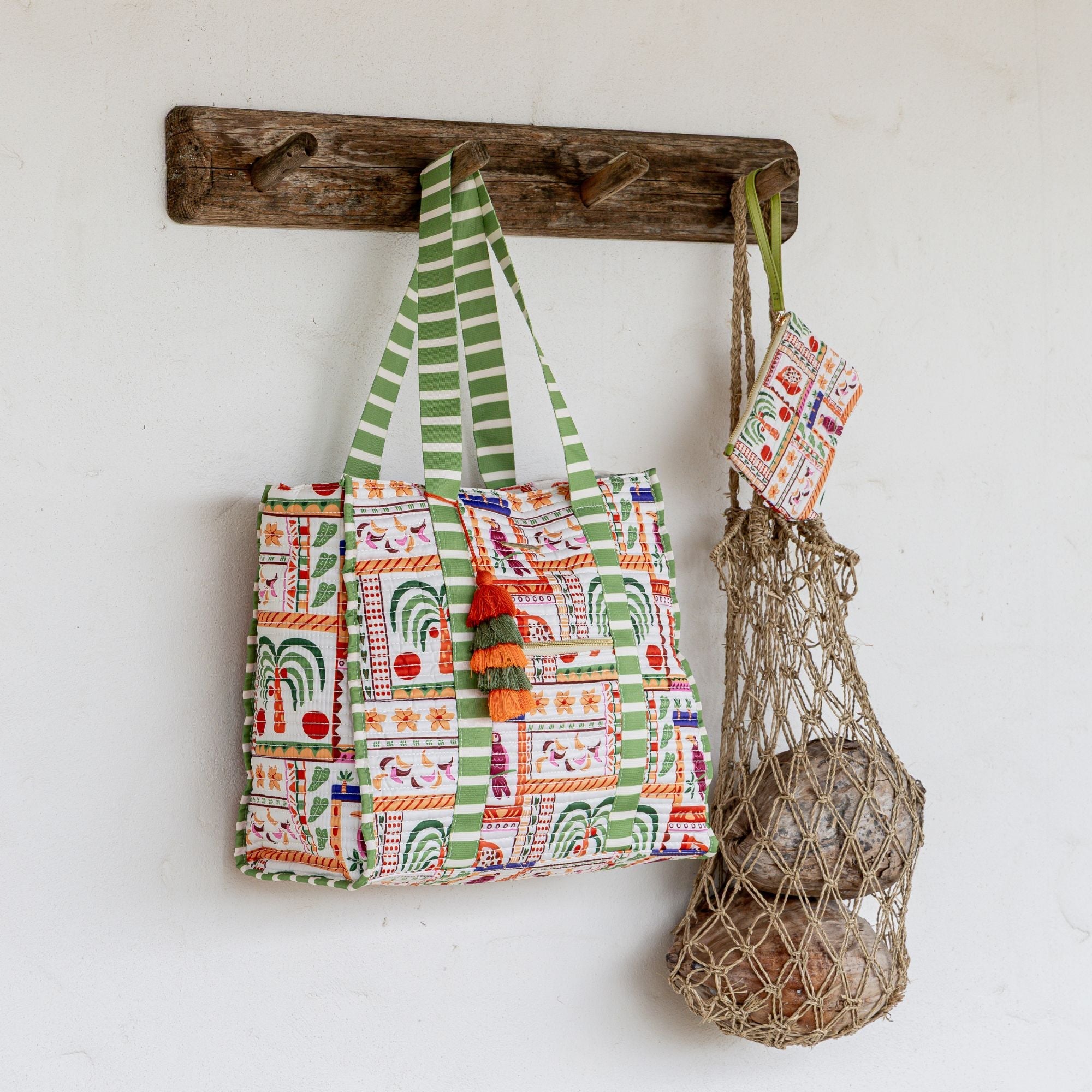 Luxury Embroidered Tote Bag