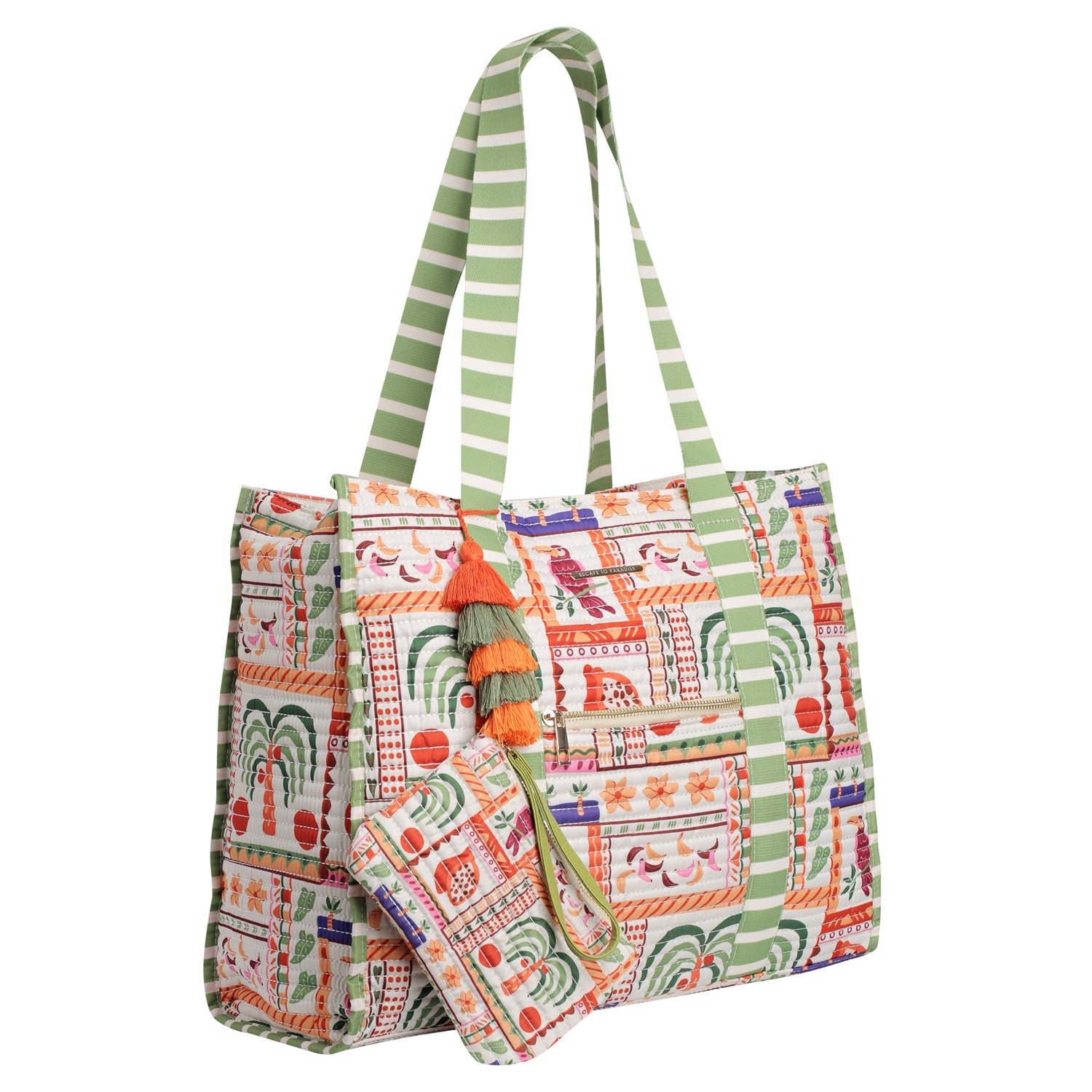 Luxury Embroidered Tote Bag