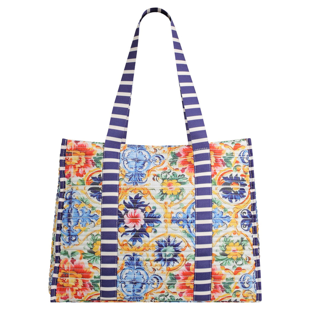 Striped Beach Bag-La Dolce Vita