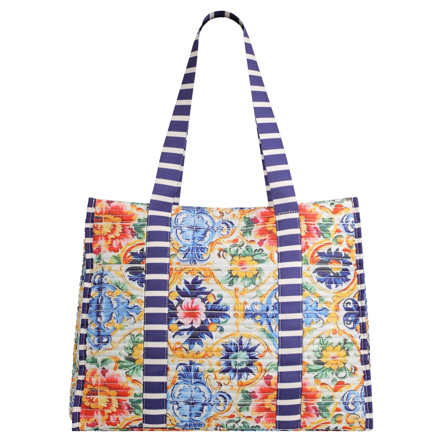 Striped Beach Bag-La Dolce Vita