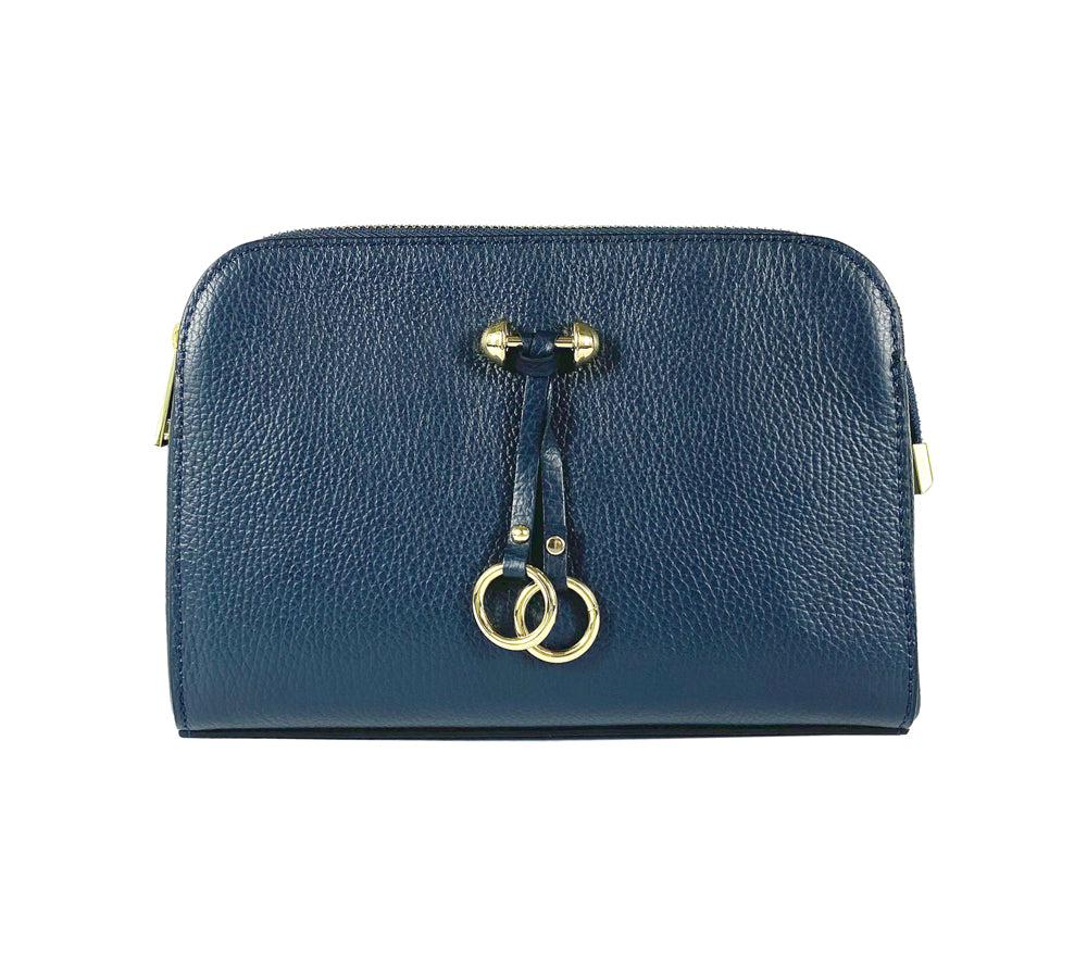 Renato Borzatta – Blue Genuine Leather Women’s Crossbody Bag