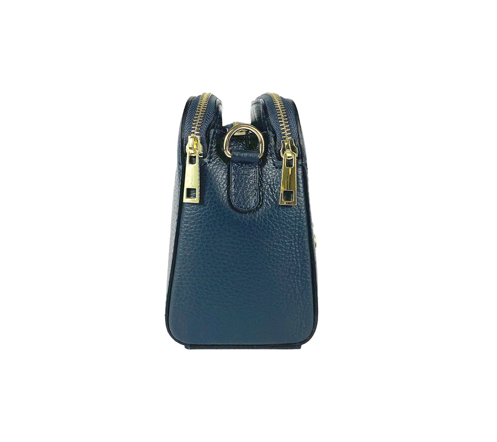Renato Borzatta – Blue Genuine Leather Women’s Crossbody Bag