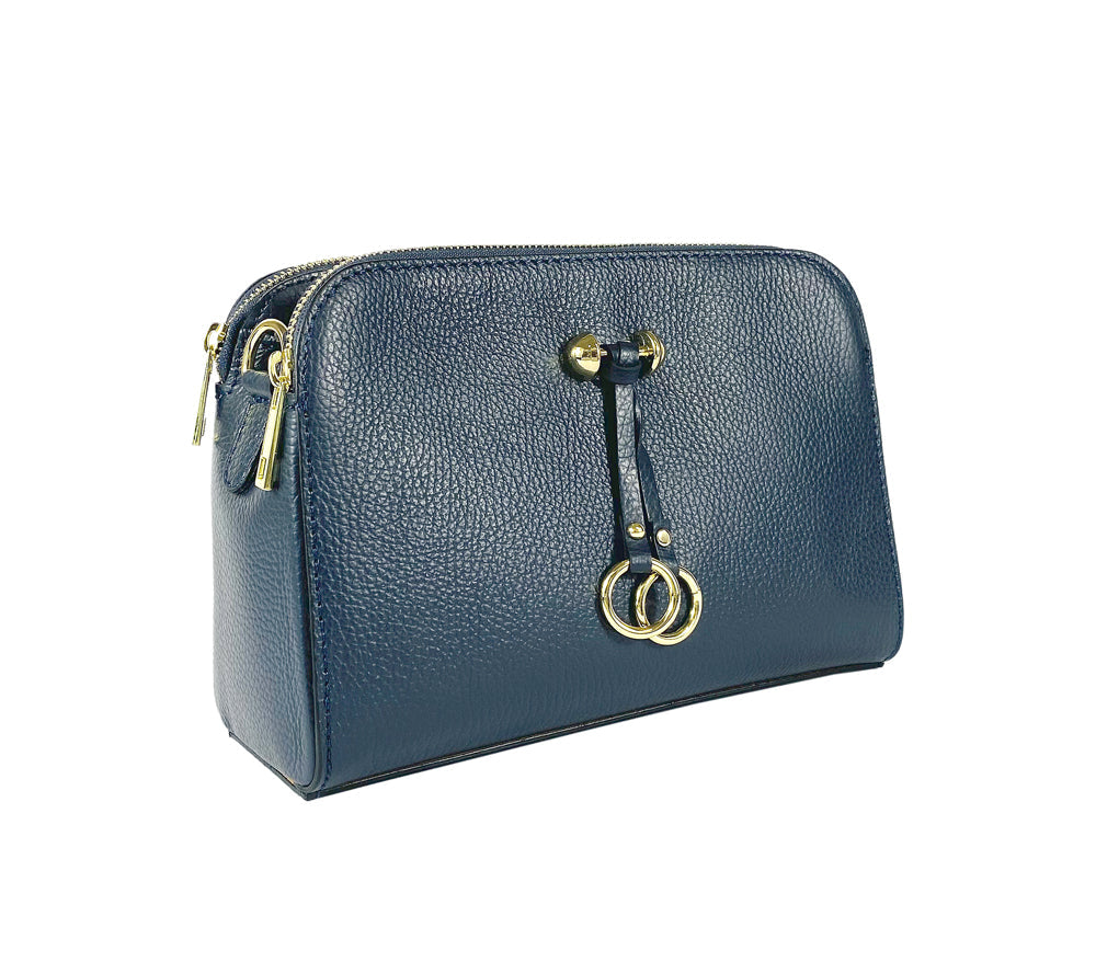 Renato Borzatta – Blue Genuine Leather Women’s Crossbody Bag