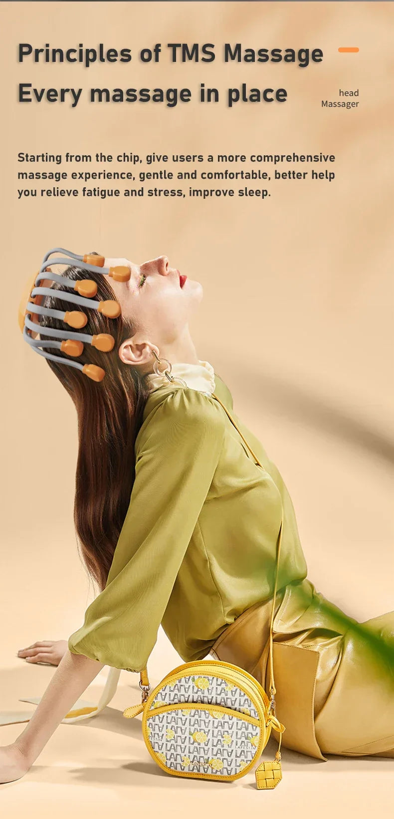 20-Head Vibrating Scalp Massager