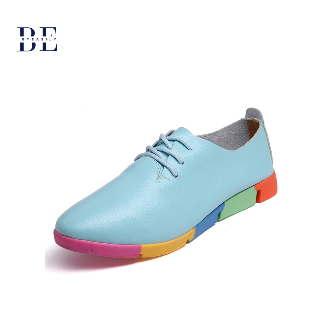 Women’s Pointed Toe Leather Flats