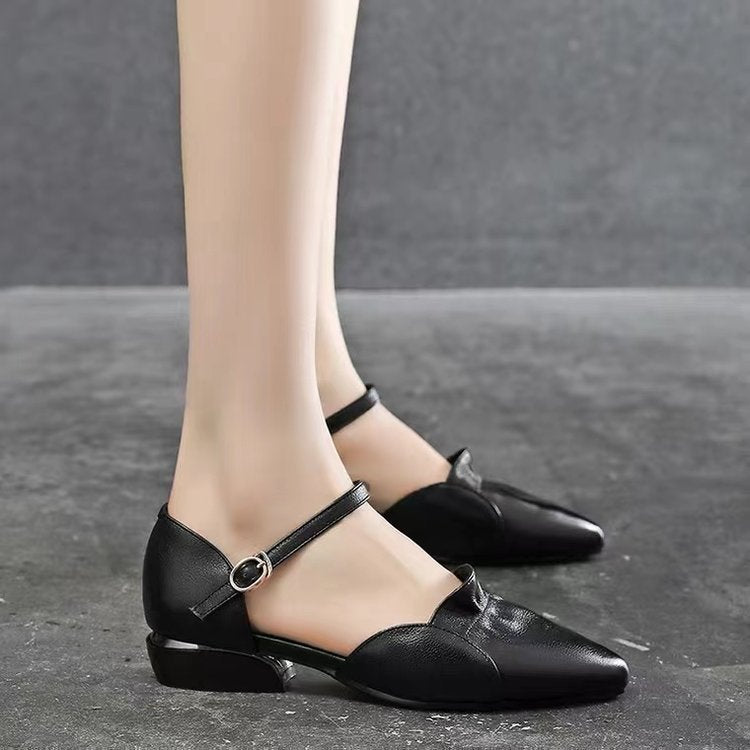 Women’s Coarse Heel Roman Sandals