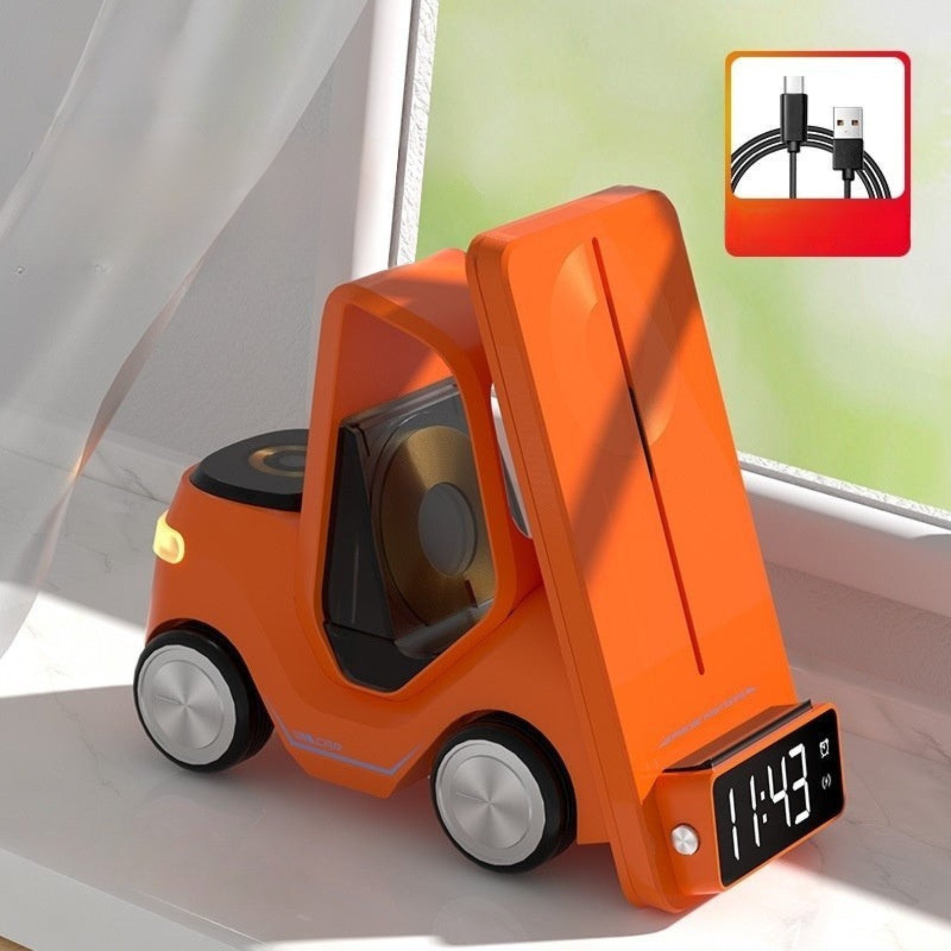 Creative Car External Desktop Stand Wireless Fast Charging