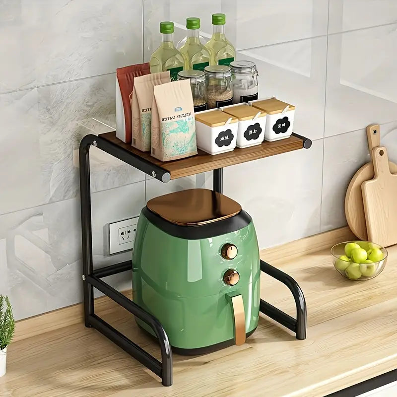 Multifunctional Microwave Storage Shelf