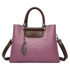 Aurelia Soft-Touch Messenger Tote – Versatile Shoulder Bag for Women