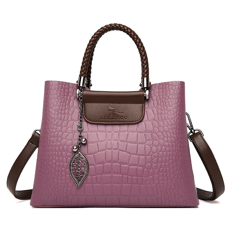 Aurelia Soft-Touch Messenger Tote – Versatile Shoulder Bag for Women