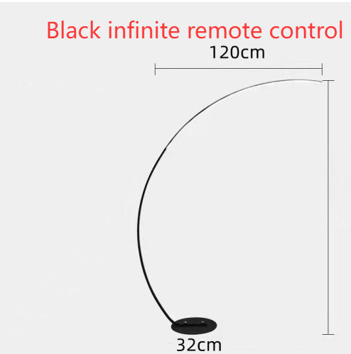 Modern Remote Control LED Floor Lamp