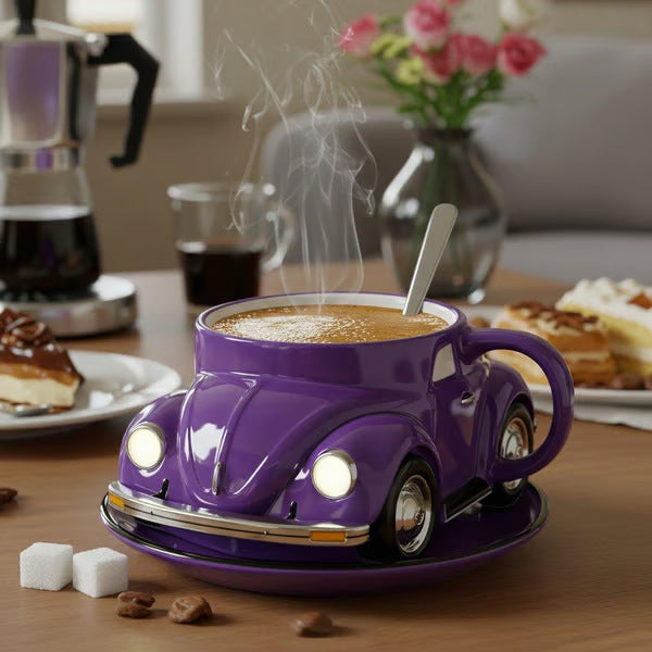 Beetle Shaped Coffee Cup – Unique Resin Mug for Coffee Lovers, Gift Idea