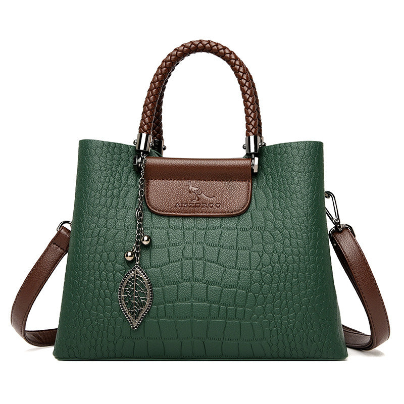 Aurelia Soft-Touch Messenger Tote – Versatile Shoulder Bag for Women