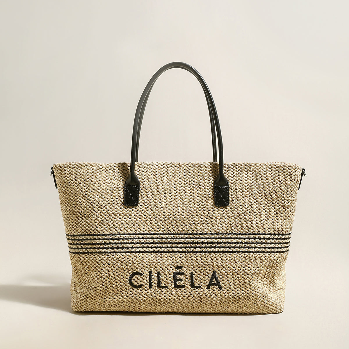 CILELA Raffia Beach Tote Bag – Effortless Summer Chic