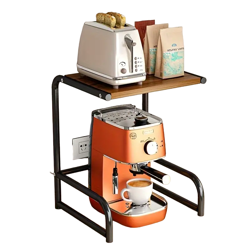 Multifunctional Microwave Storage Shelf