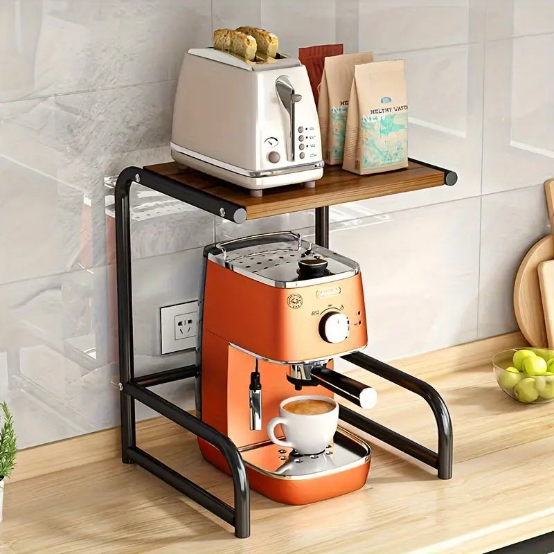 Multifunctional Microwave Storage Shelf