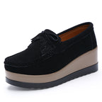 Women’s Tassel Bow Thick Bottom Casual Shoes