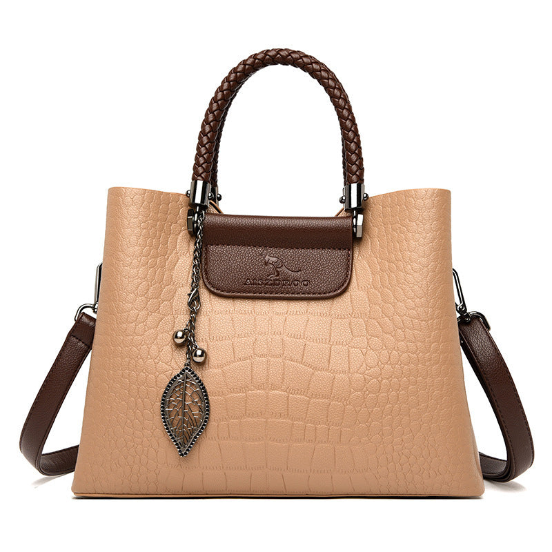 Aurelia Soft-Touch Messenger Tote – Versatile Shoulder Bag for Women