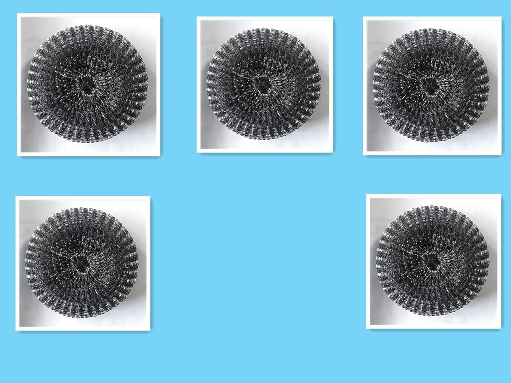 Kitchen Scrubber Soap Dispensing Palm Brush