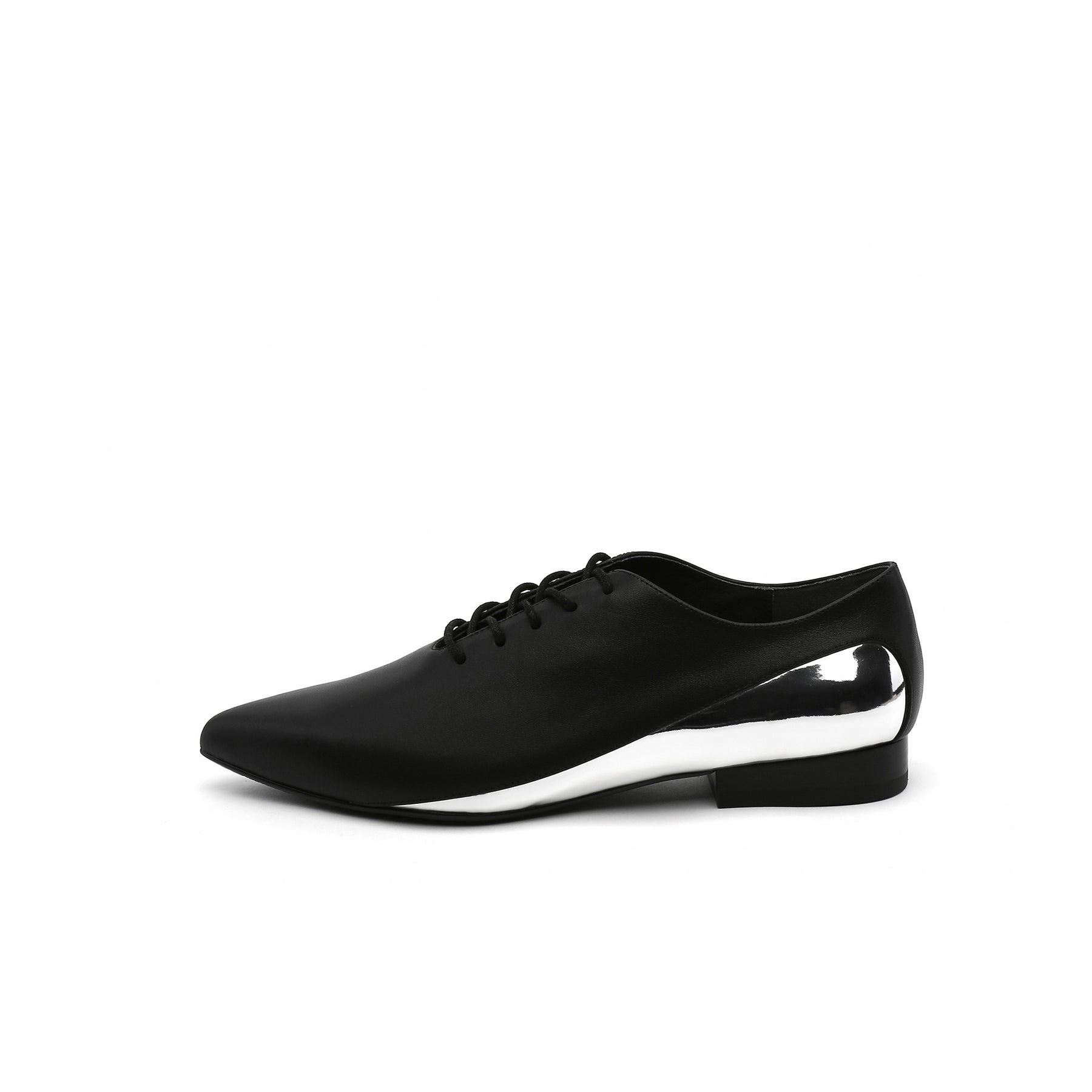 Faux Croc Embossed Lace-Up Oxfords – Jady Rose