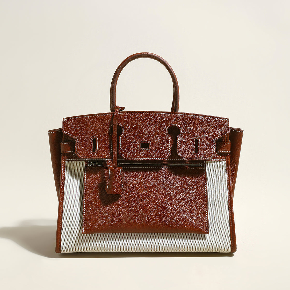 Lyon Leather Tote Bag – Modern Deconstructed Elegance