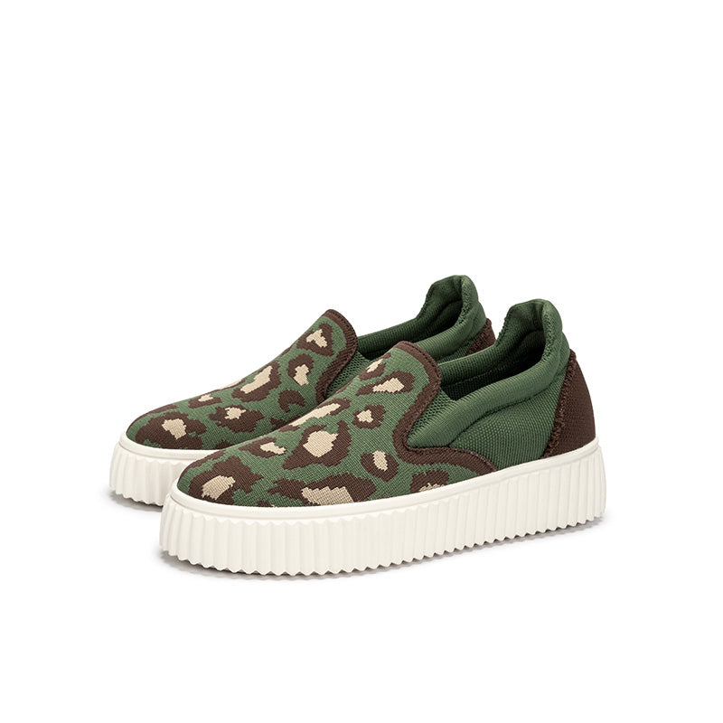 afari Thick Soled Sporty Slip-Ons