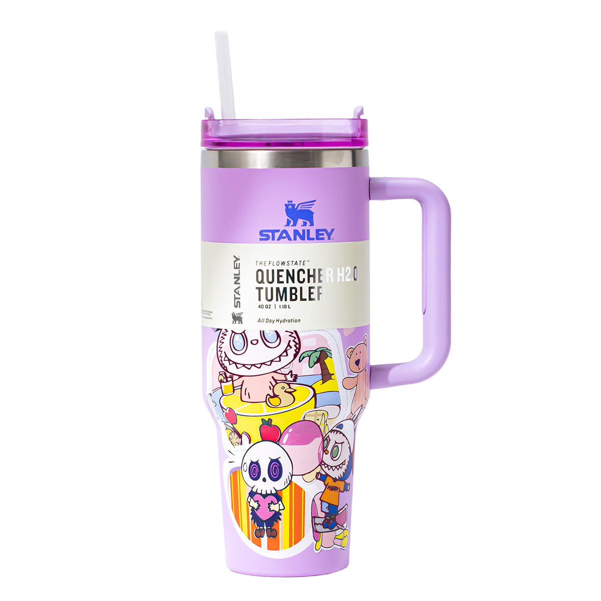 Stanley x Labubu Comical Fun Lavender Quencher H2O Tumbler