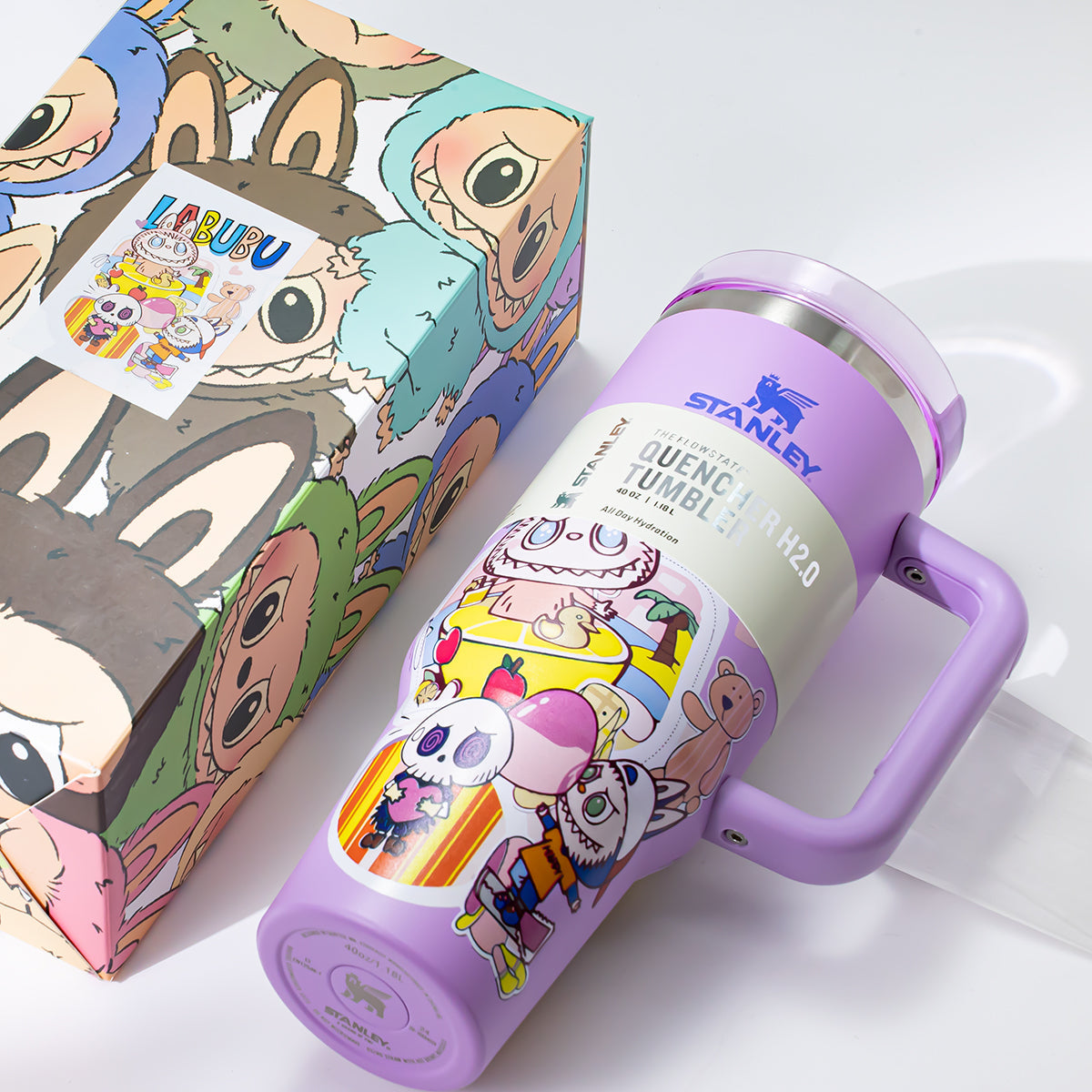 Stanley x Labubu Comical Fun Lavender Quencher H2O Tumbler