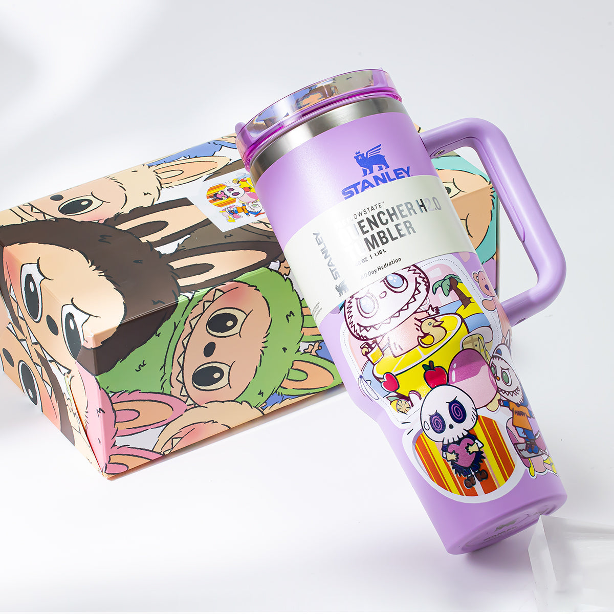 Stanley x Labubu Comical Fun Lavender Quencher H2O Tumbler
