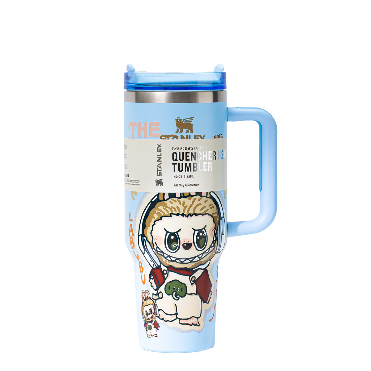 Stanley x Labubu Winter Blue Quencher H2O Tumbler