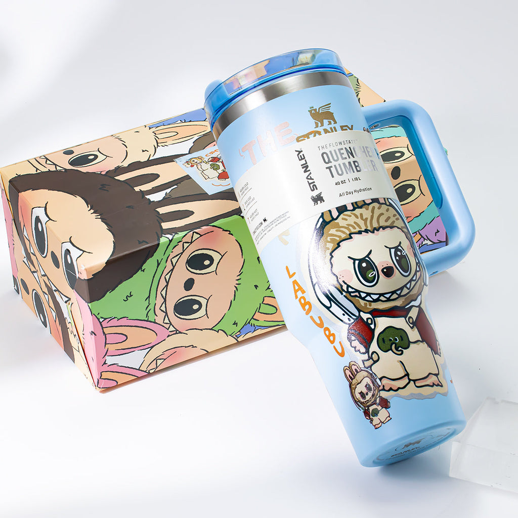 Stanley x Labubu Winter Blue Quencher H2O Tumbler