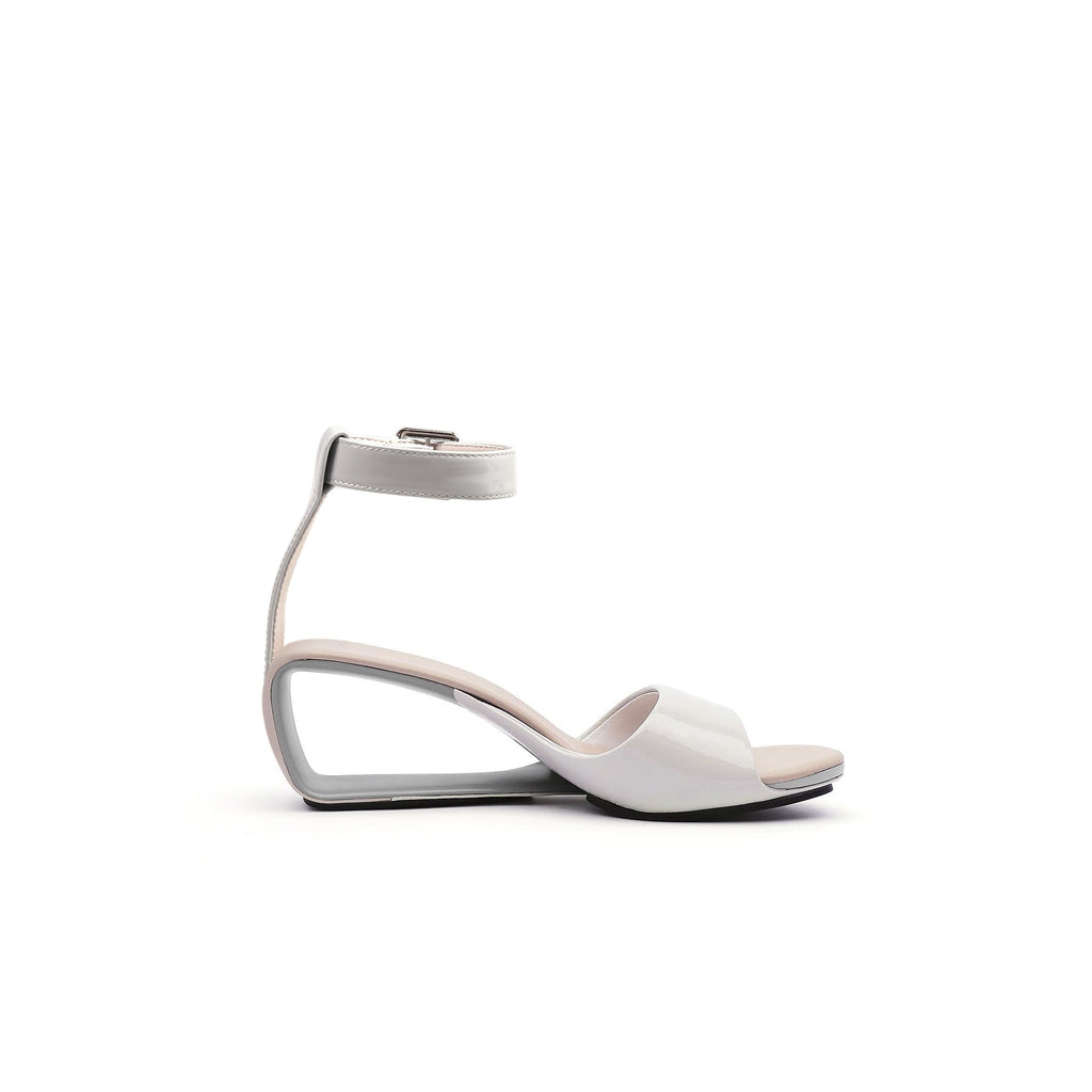 Ankle Strap Vibrant Textured Wedge Mules – Jady Rose